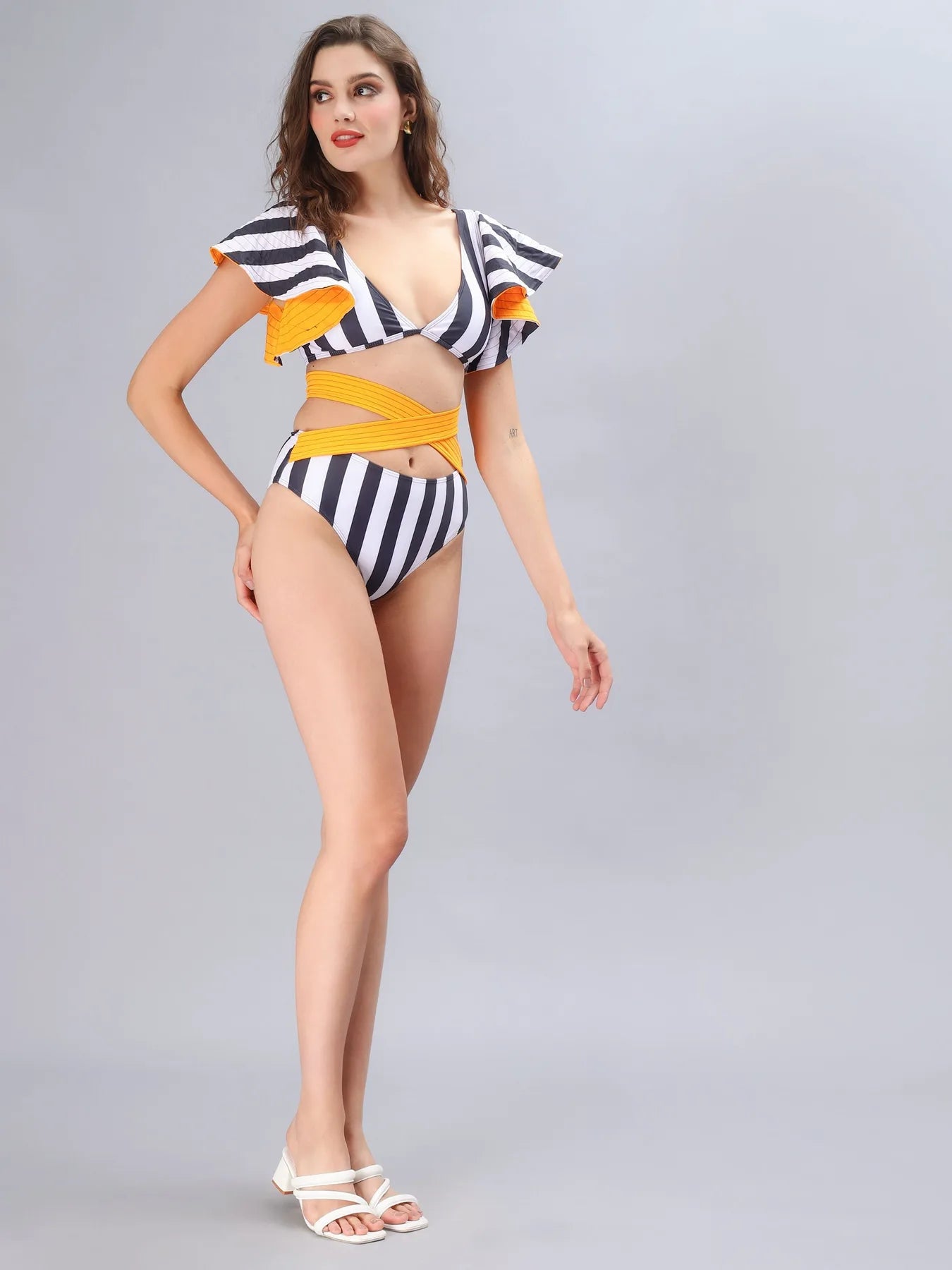 Orange Hues Bikini Set