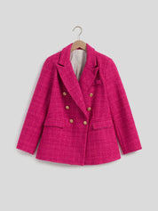 Plaid Tweed Blazer