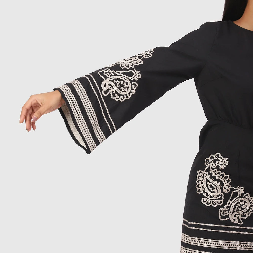 Embroidered Short Dress