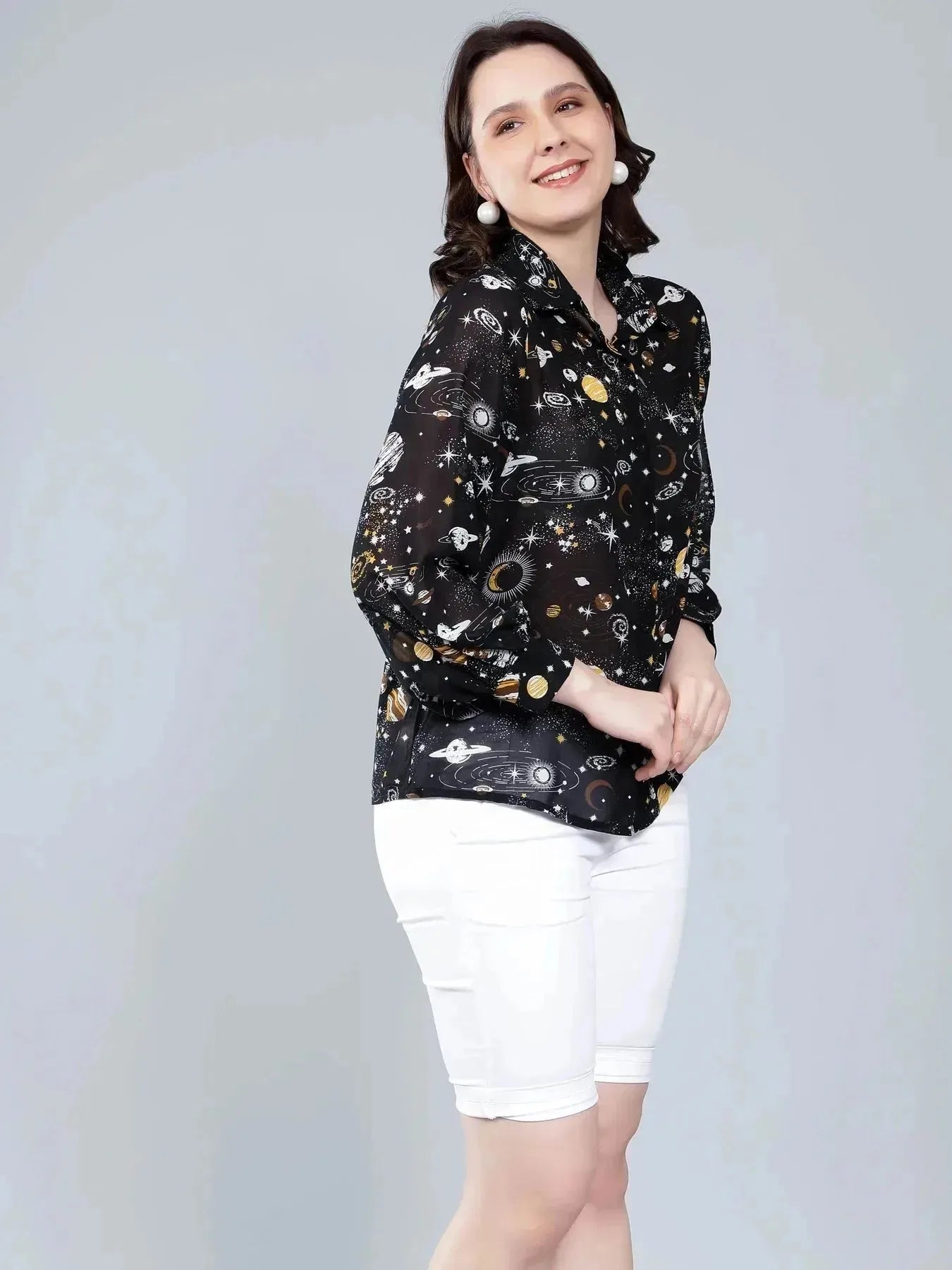 Celestial Print Shirt