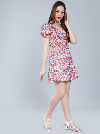 Floral A-Line Dress