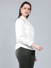 Mandarin Collar Blouse