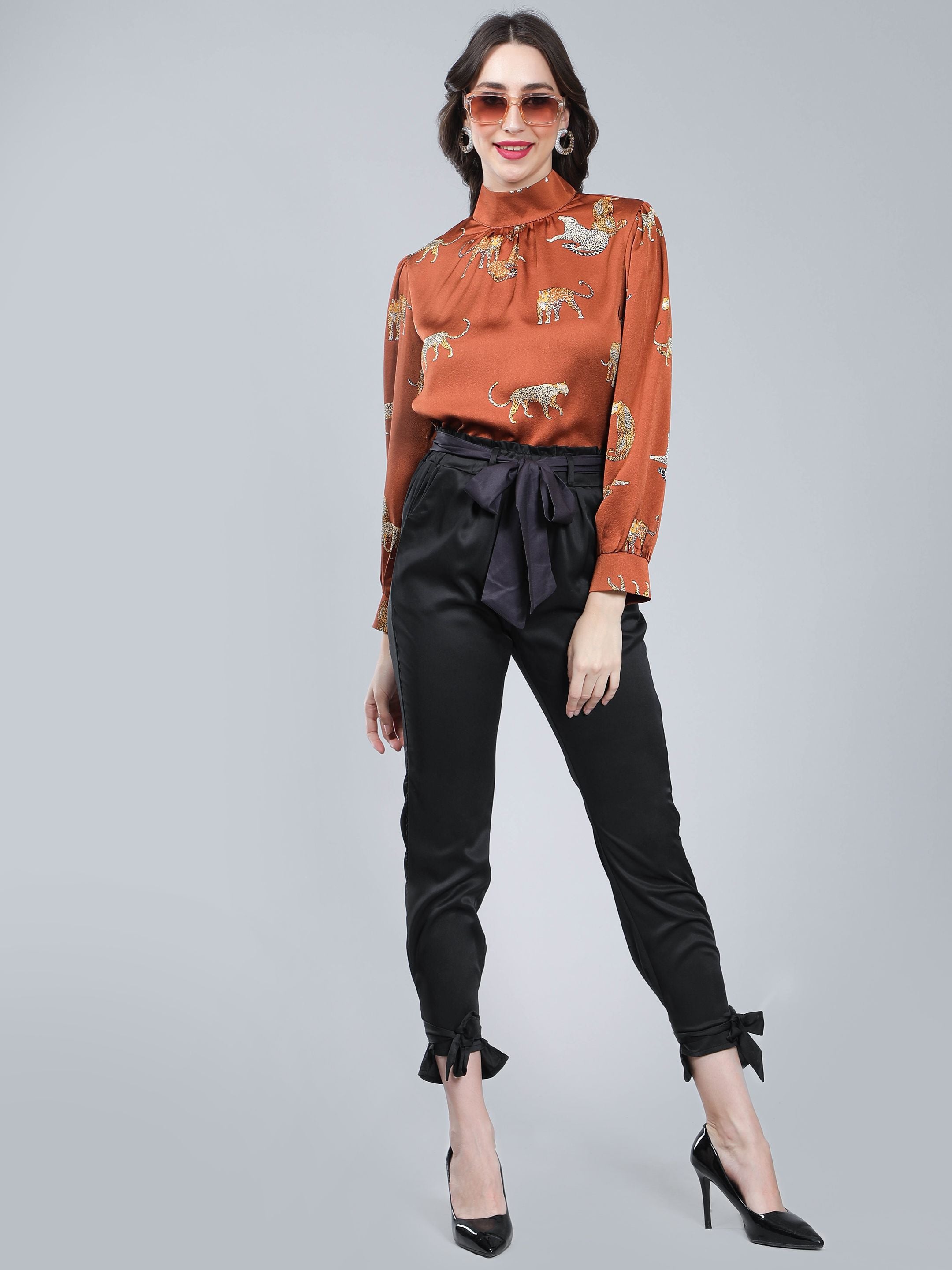 Leopards Print Blouse