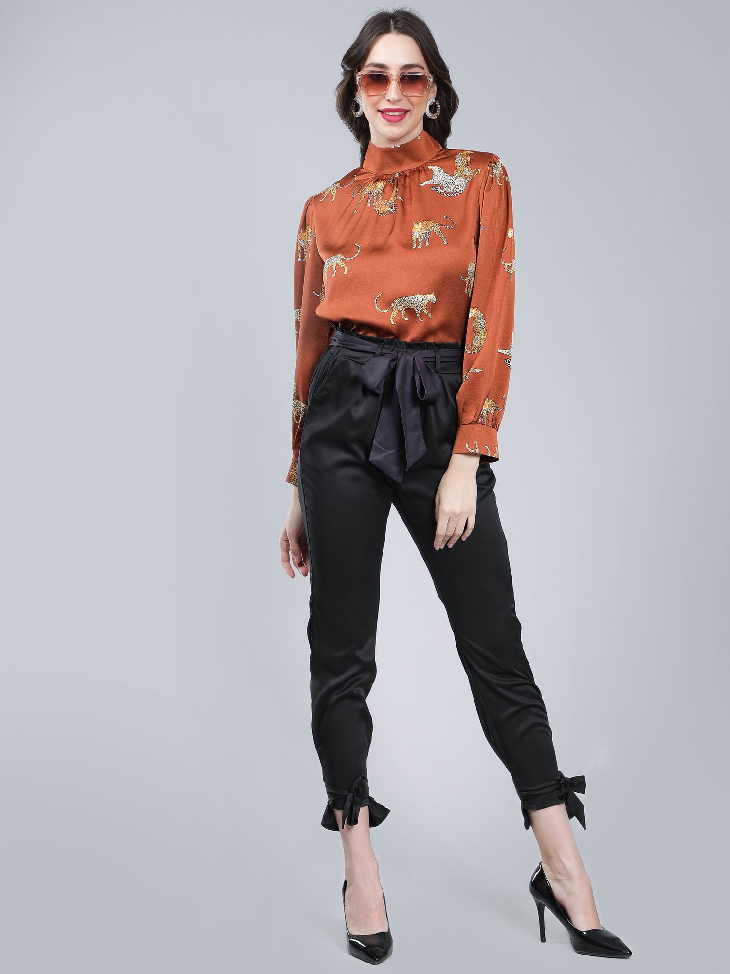 Leopards Print Blouse