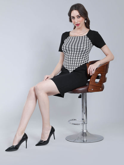 Herringbone Knitted Top