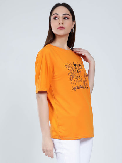Graphic Round Neck T-Shirt