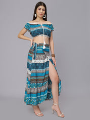 Boho Floral Two Piece Set