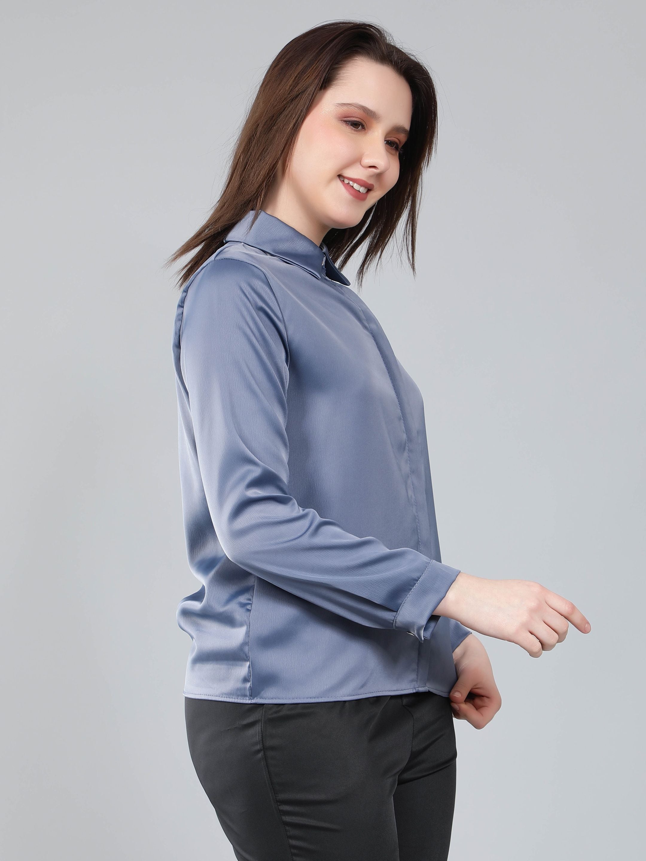 Glossy Satin Shirt