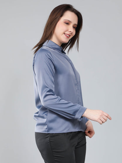 Glossy Satin Shirt