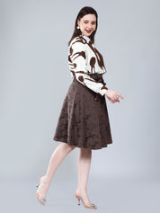 Vortex Print French Shirt