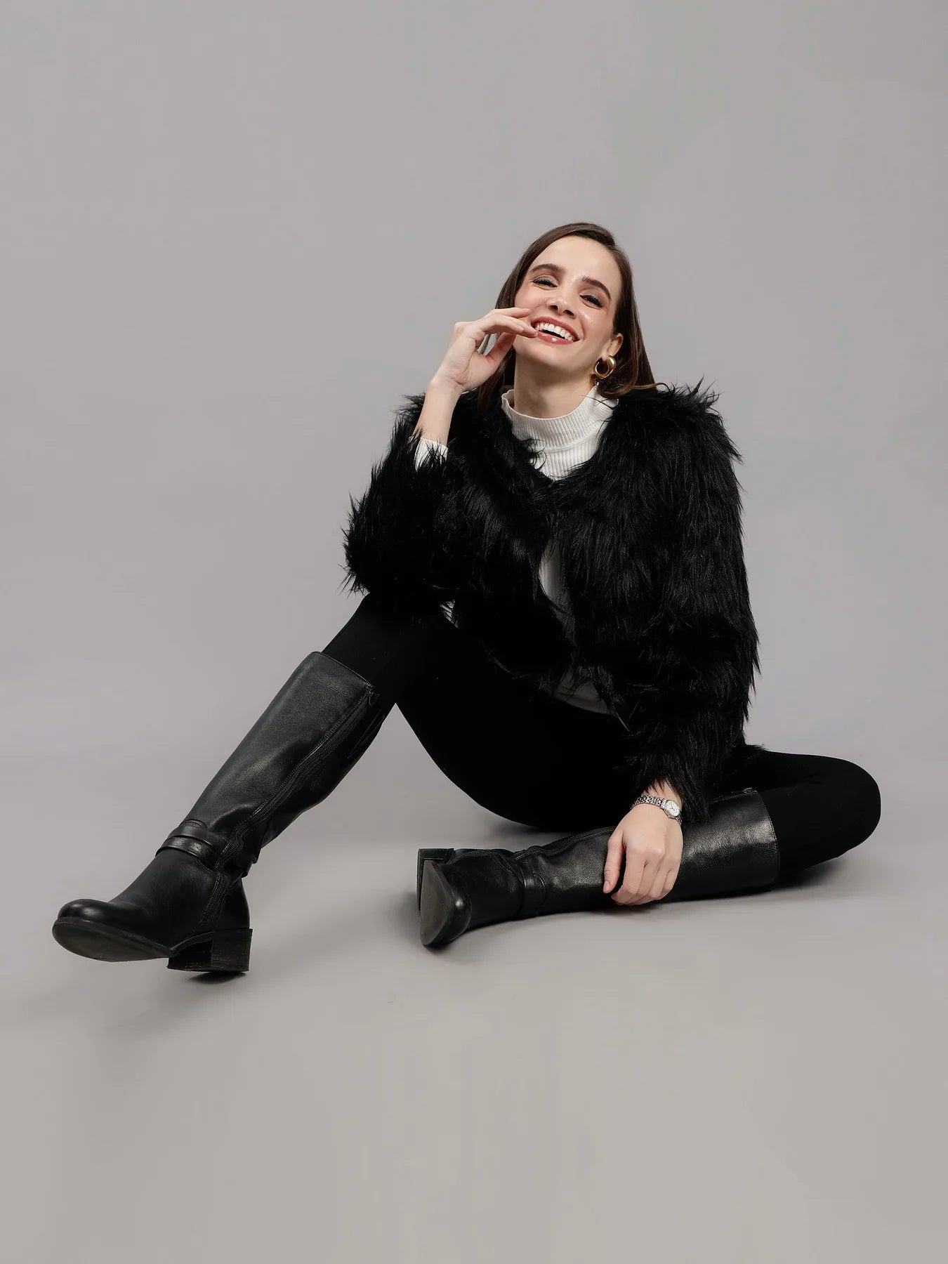 Faux Fur Coat