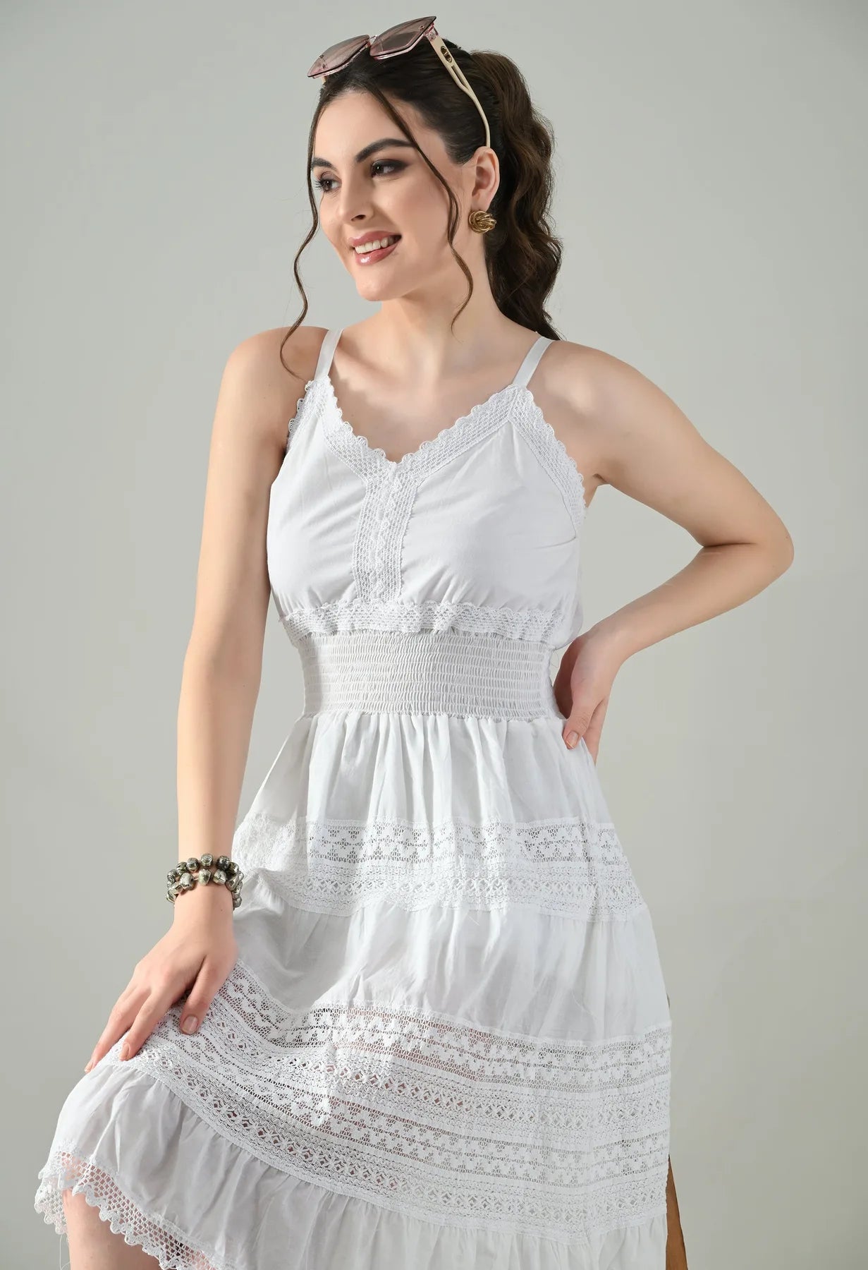 Lace Meadow Cotton Dress