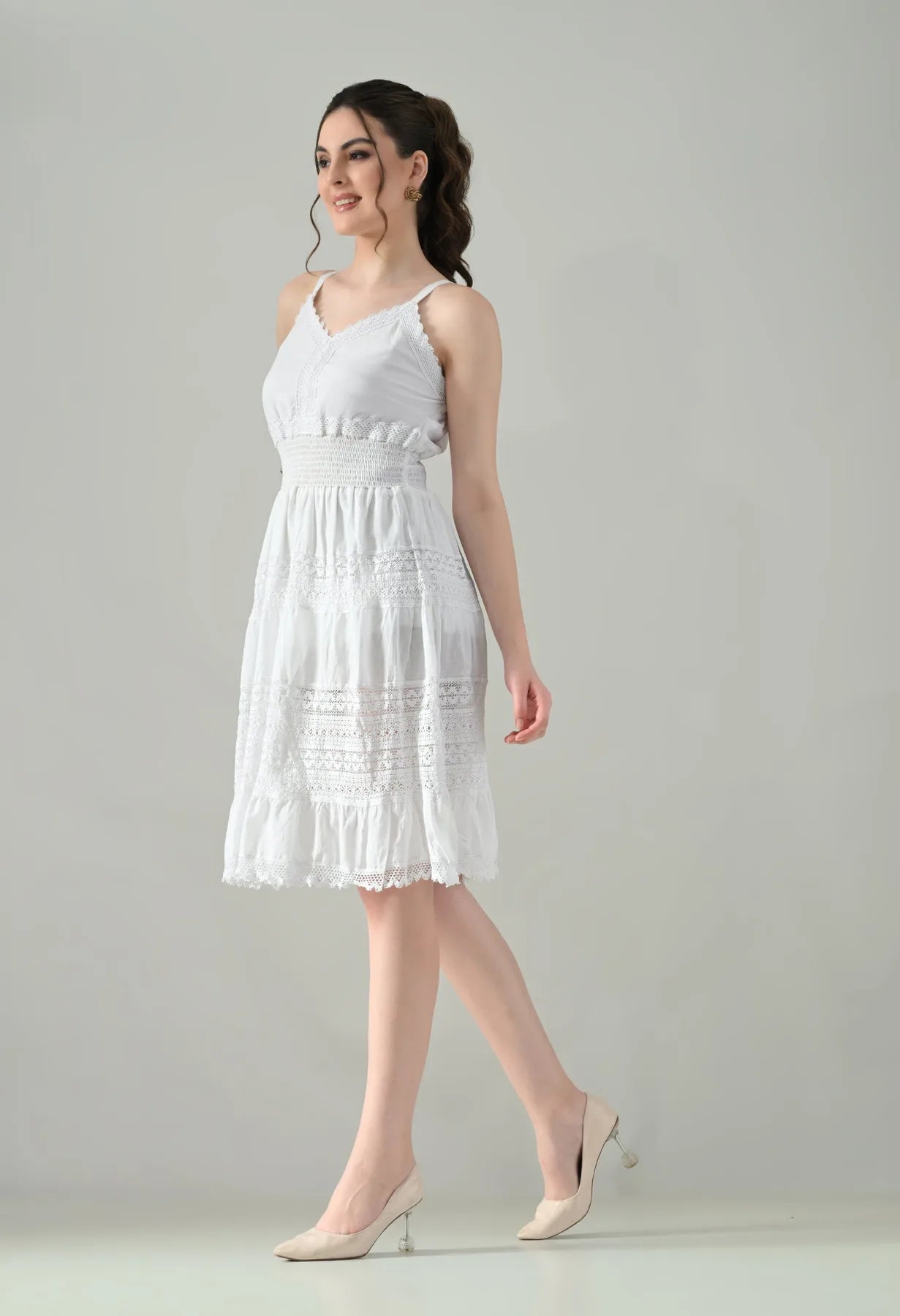 Lace Meadow Cotton Dress