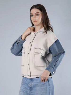 Contrast Stitch Jacket