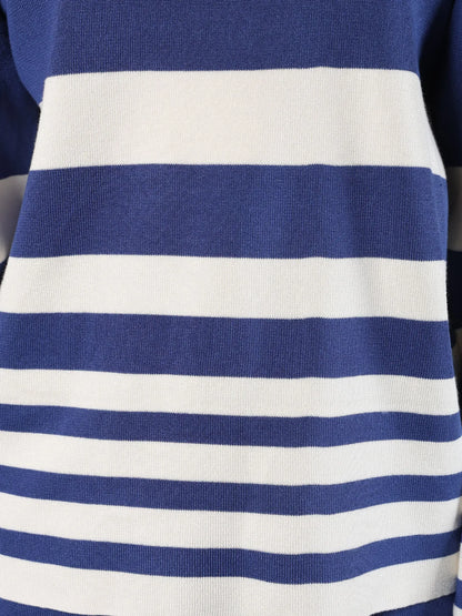 Striped Knitted Two Piece Set