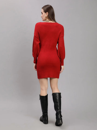 Knitted Sweater Dress