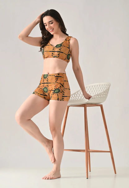 Baroque Two-Piece Swimsuit