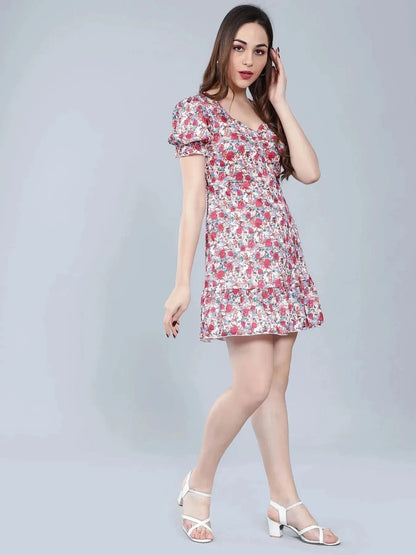 Floral A-Line Dress
