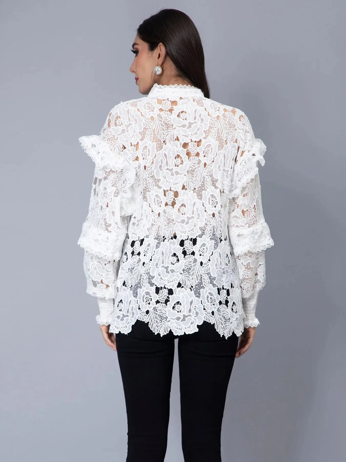 Lace Oversize Shirt