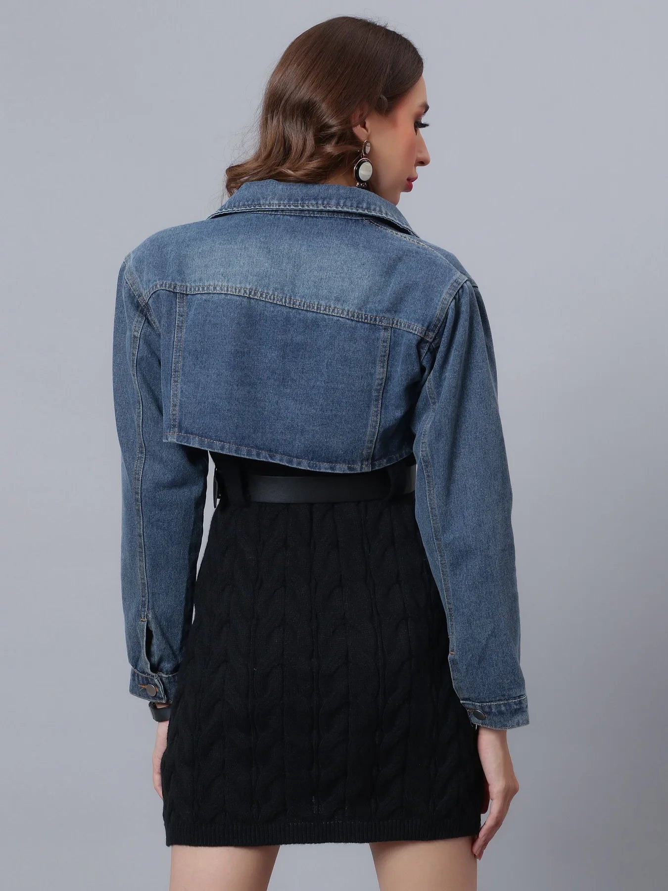 Denim Crop Jacket