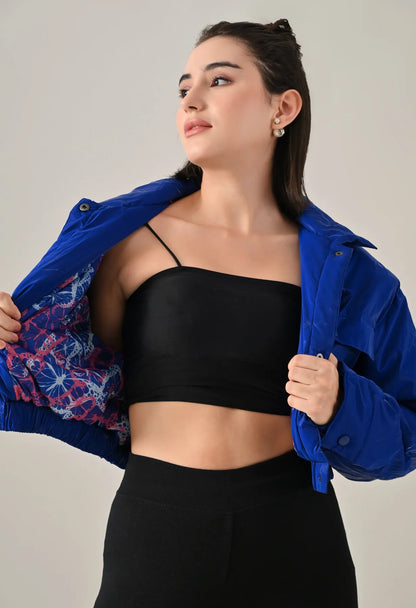 Sky Snap Bomber Jacket