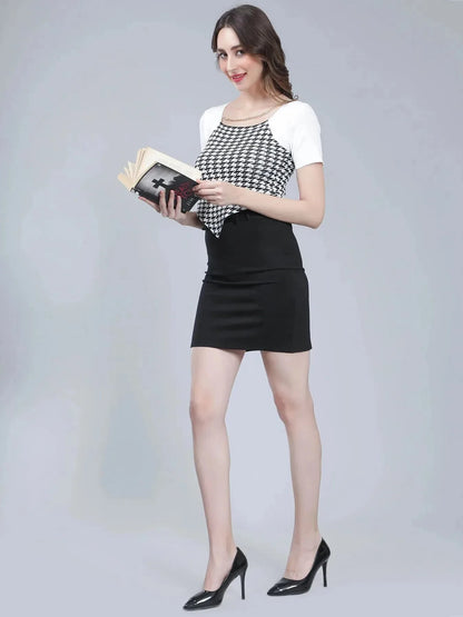 Herringbone Knitted Top
