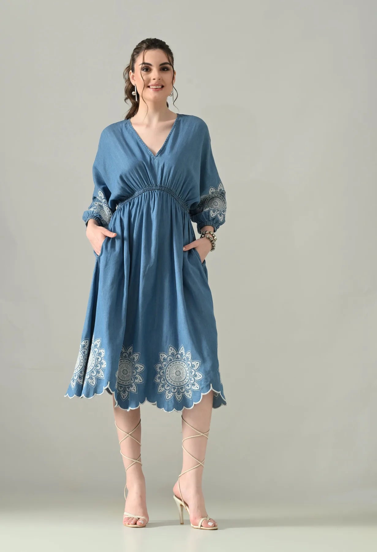 Blue Bloom Dress