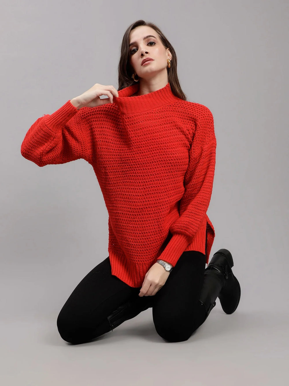 Warm Knitted Pullover