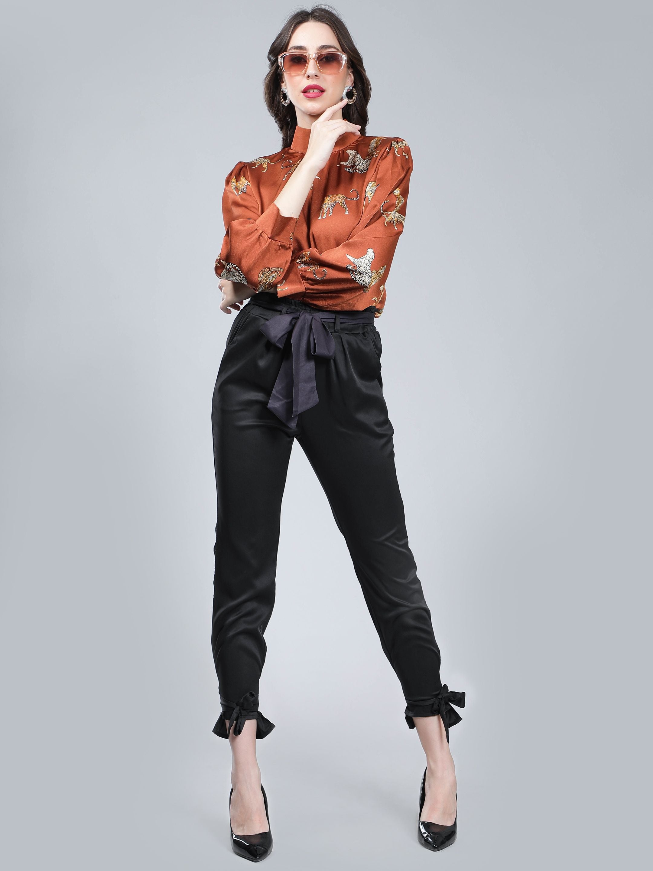 Leopards Print Blouse