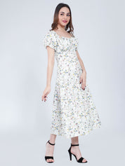 Ditsy Flower Print Dress