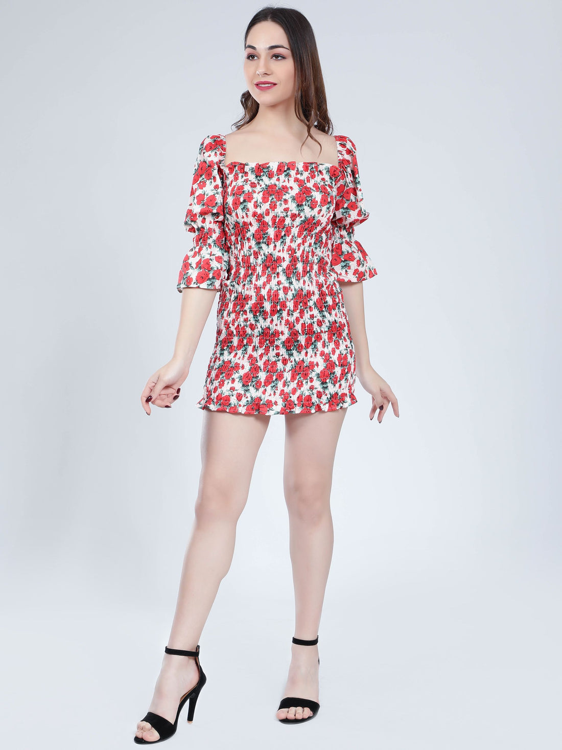Floral Fitted Dress