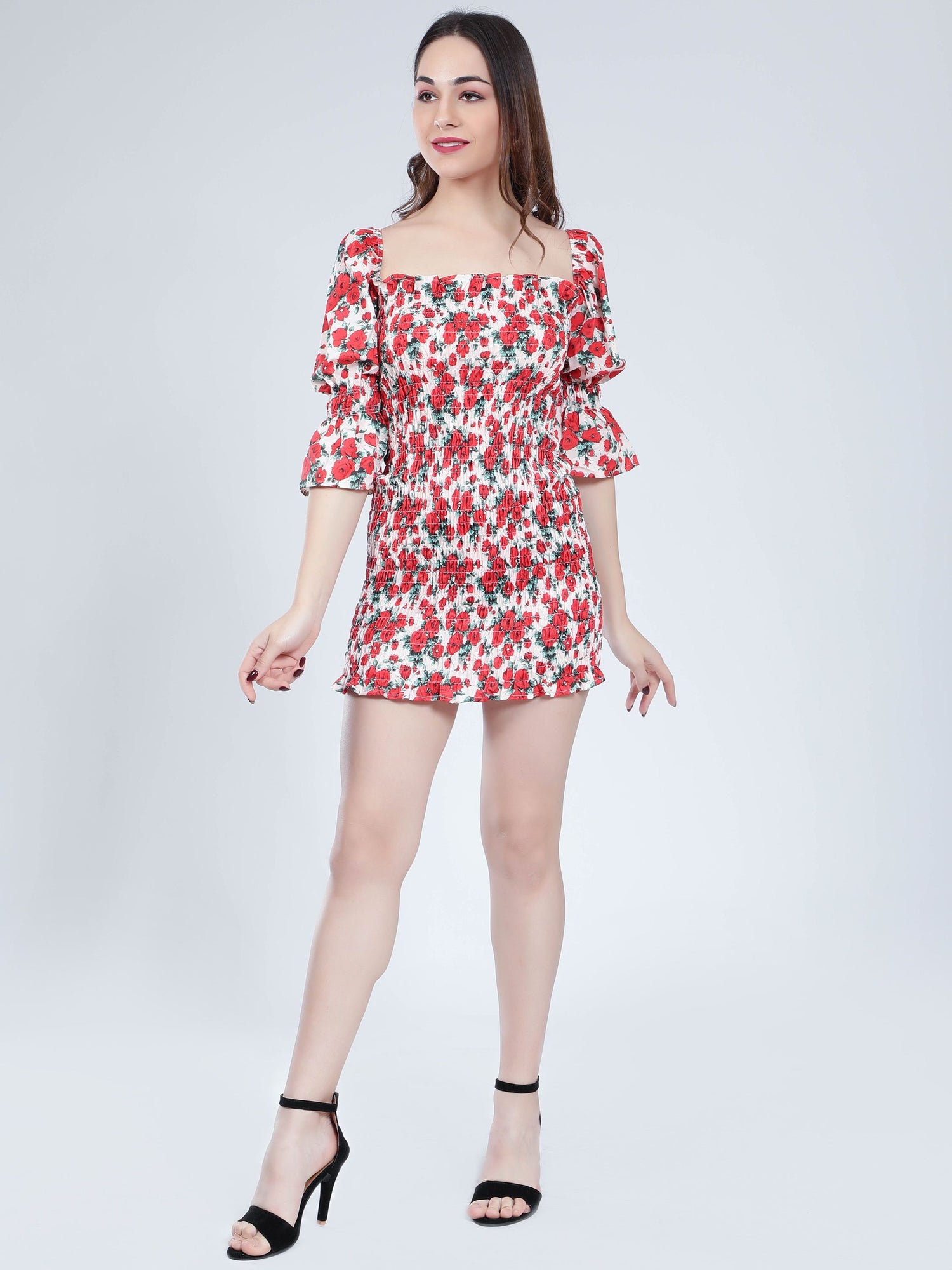 Floral Fitted Dress