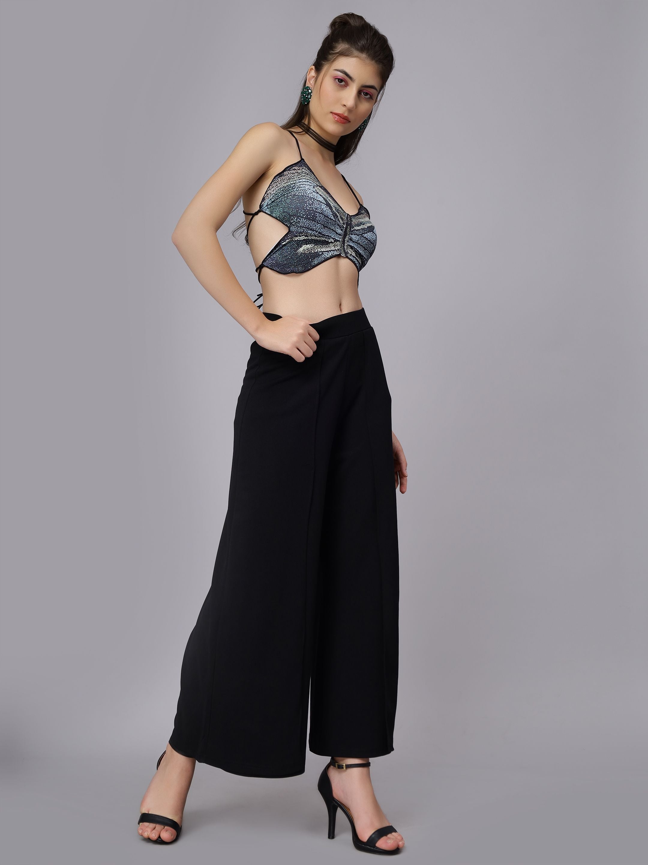 Sexy Butterfly Backless Tank Top