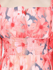 Floral Tier Maxi Dress