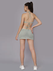 Sexy Crochet Two Piece Set