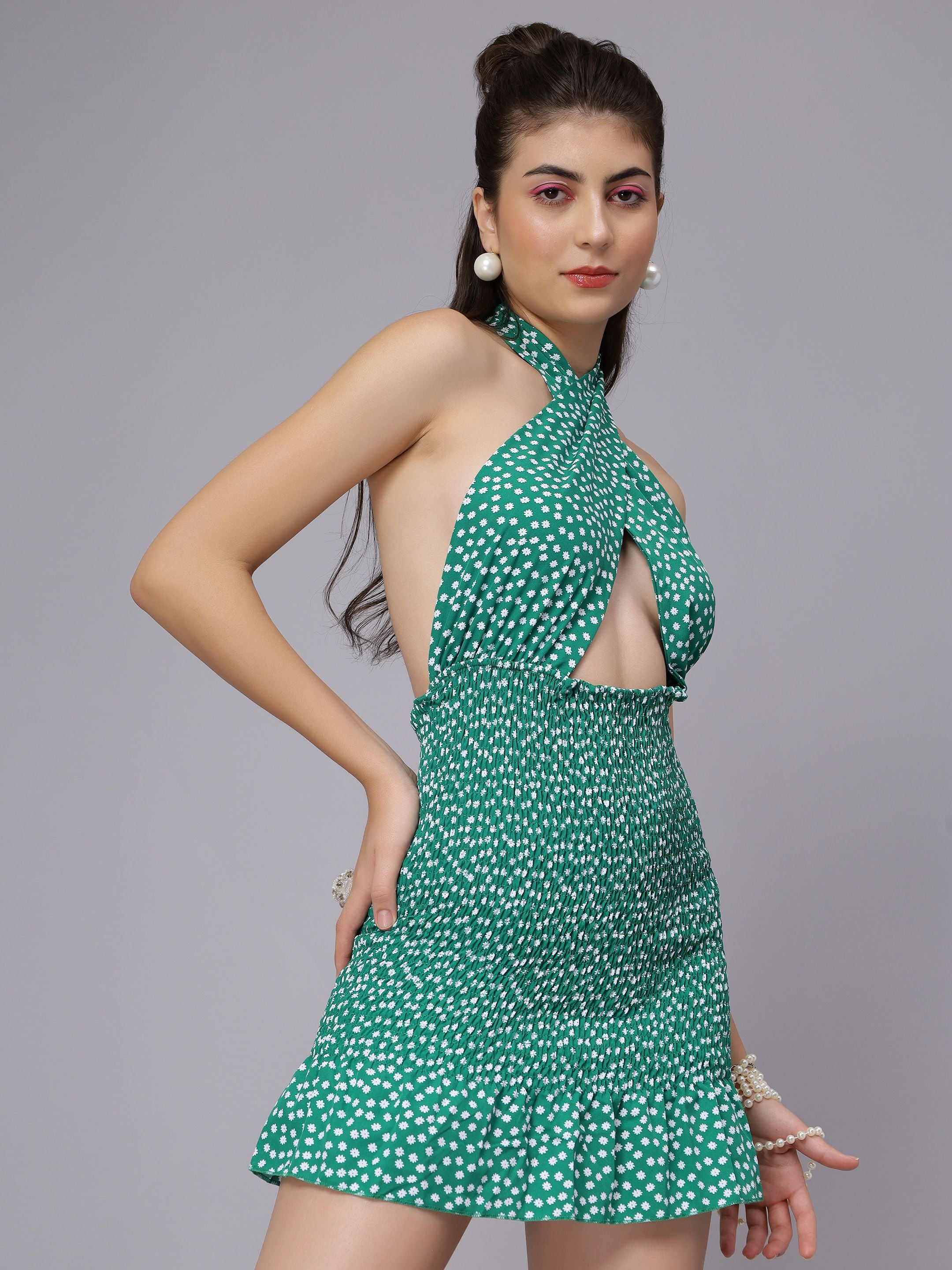 Sexy Backless Mini Bodycon Dress