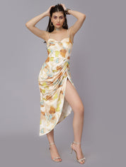 Sexy Marble Spaghetti Dress