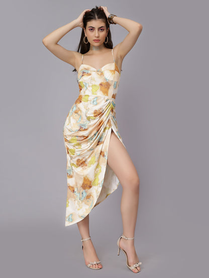 Sexy Marble Spaghetti Dress