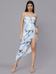 Sexy Marble Spaghetti Dress