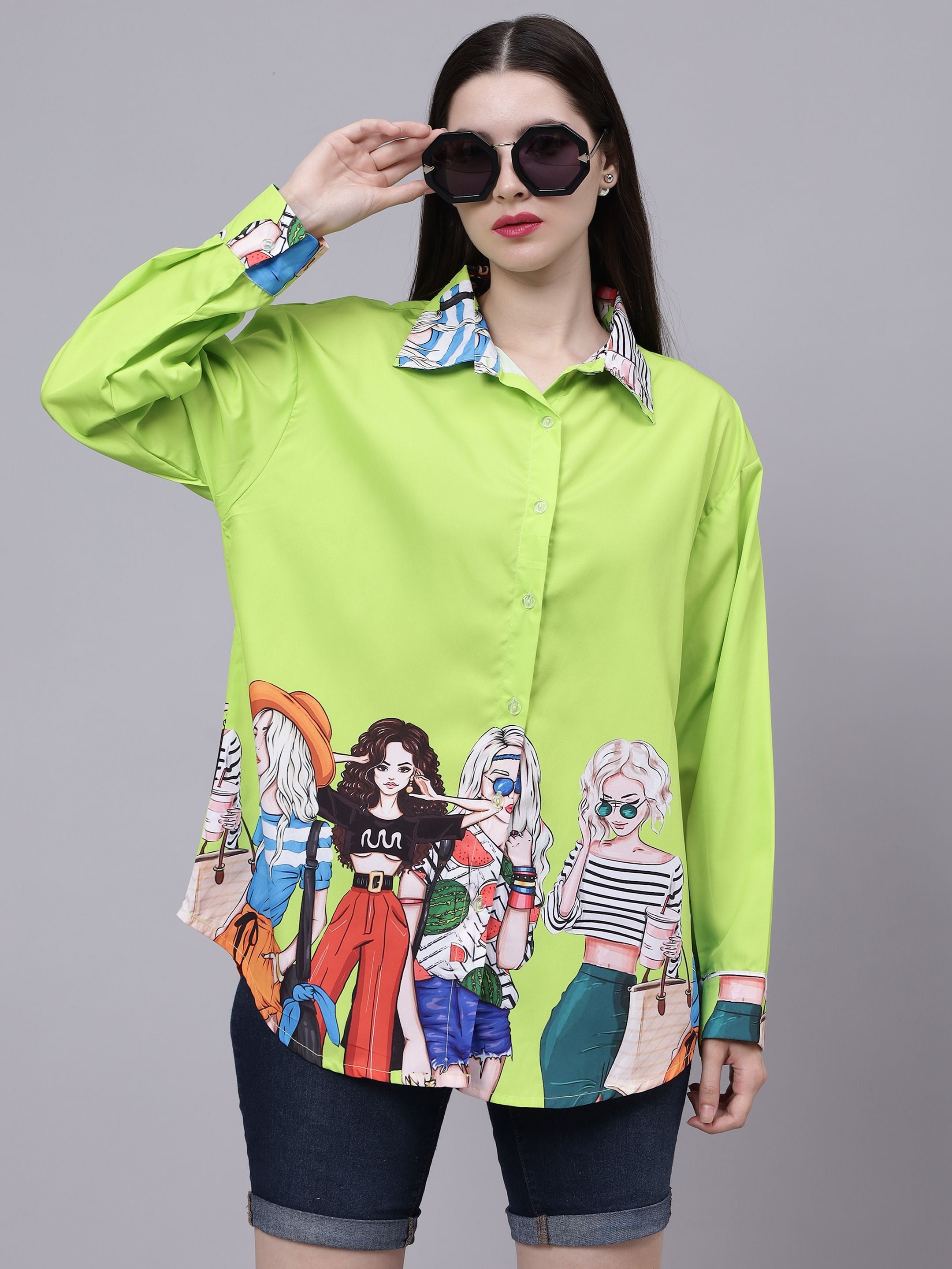 Holiday Girls Oversized Shirt