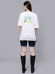 Girl Gang Graphic Oversized T- Shirt