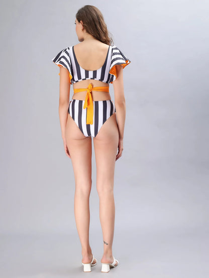 Orange Hues Bikini Set