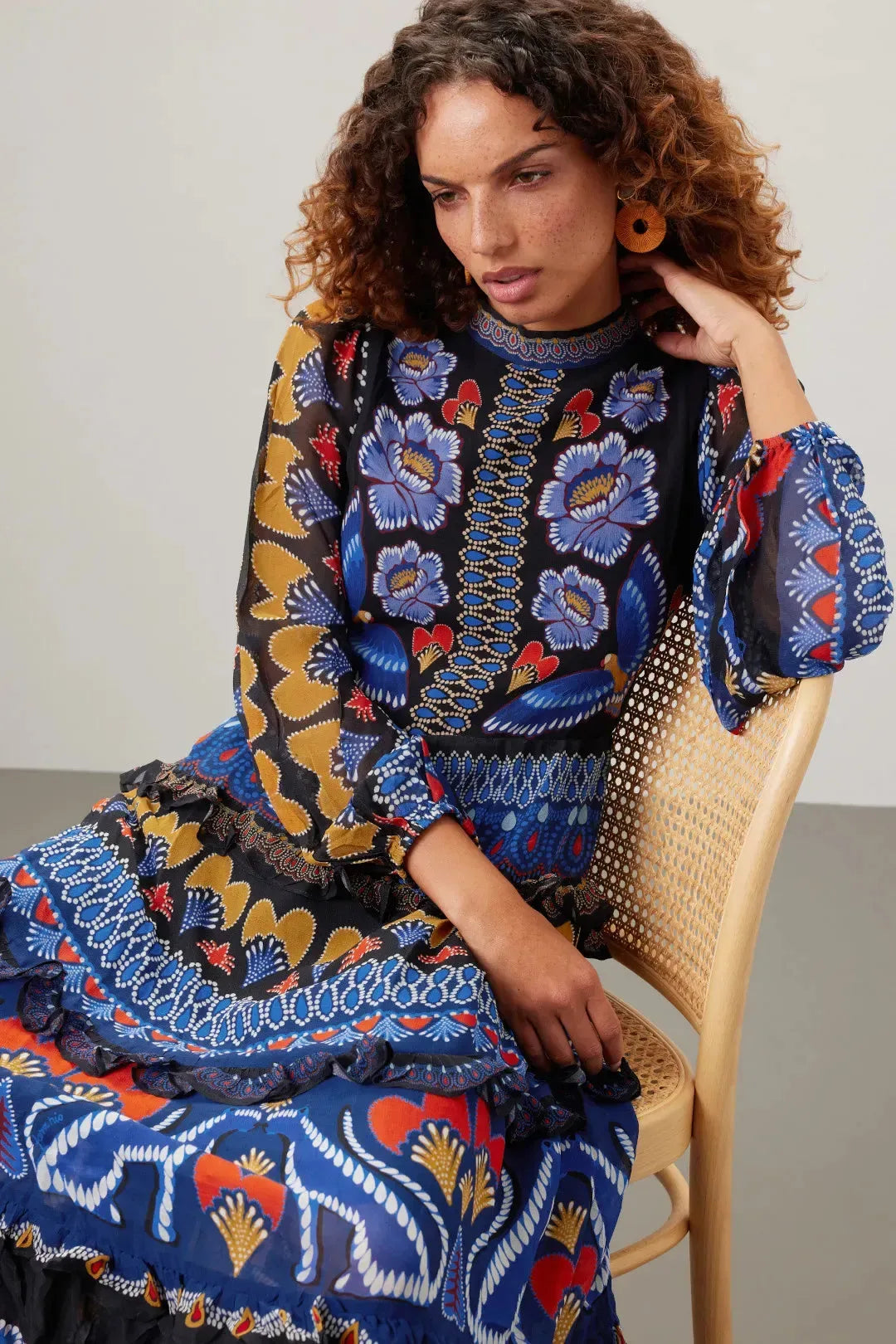 Floral Printed Maxi Dress