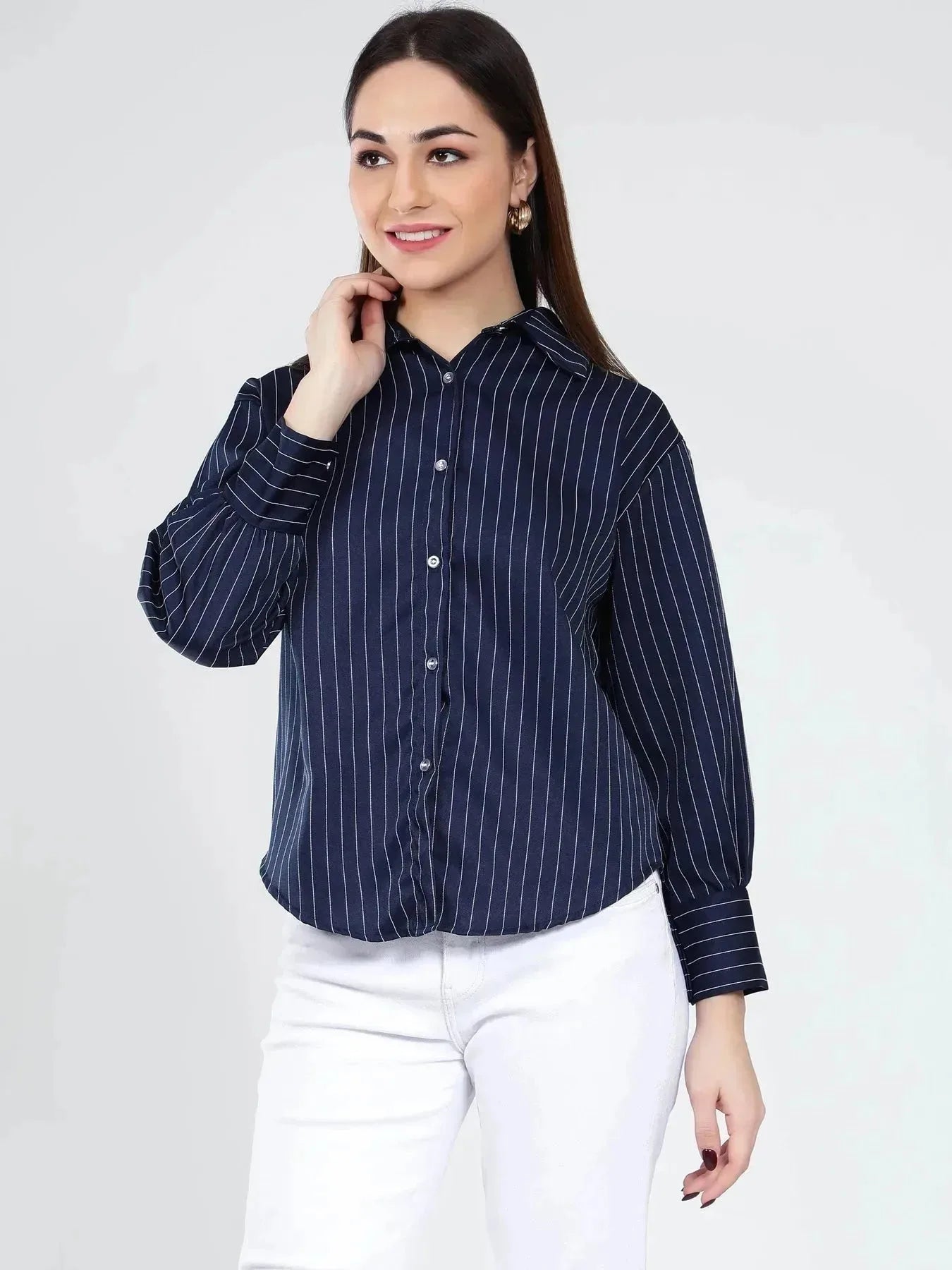 Pin Stripe Formal Shirt