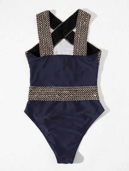 Criss Cross Detail Monokini
