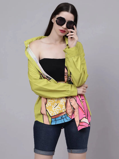 Fashionable Girls Oversized Shirt