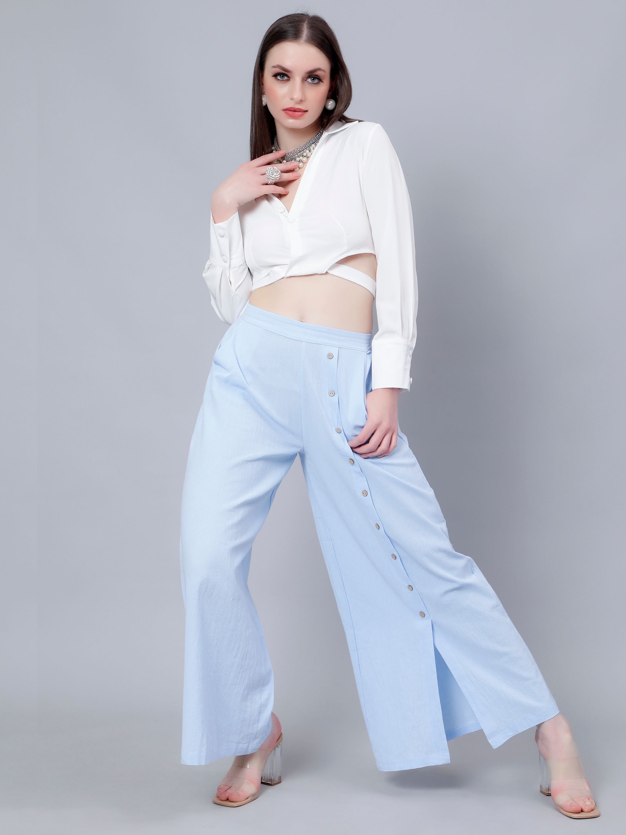 Classic Blouse & Culottes Set