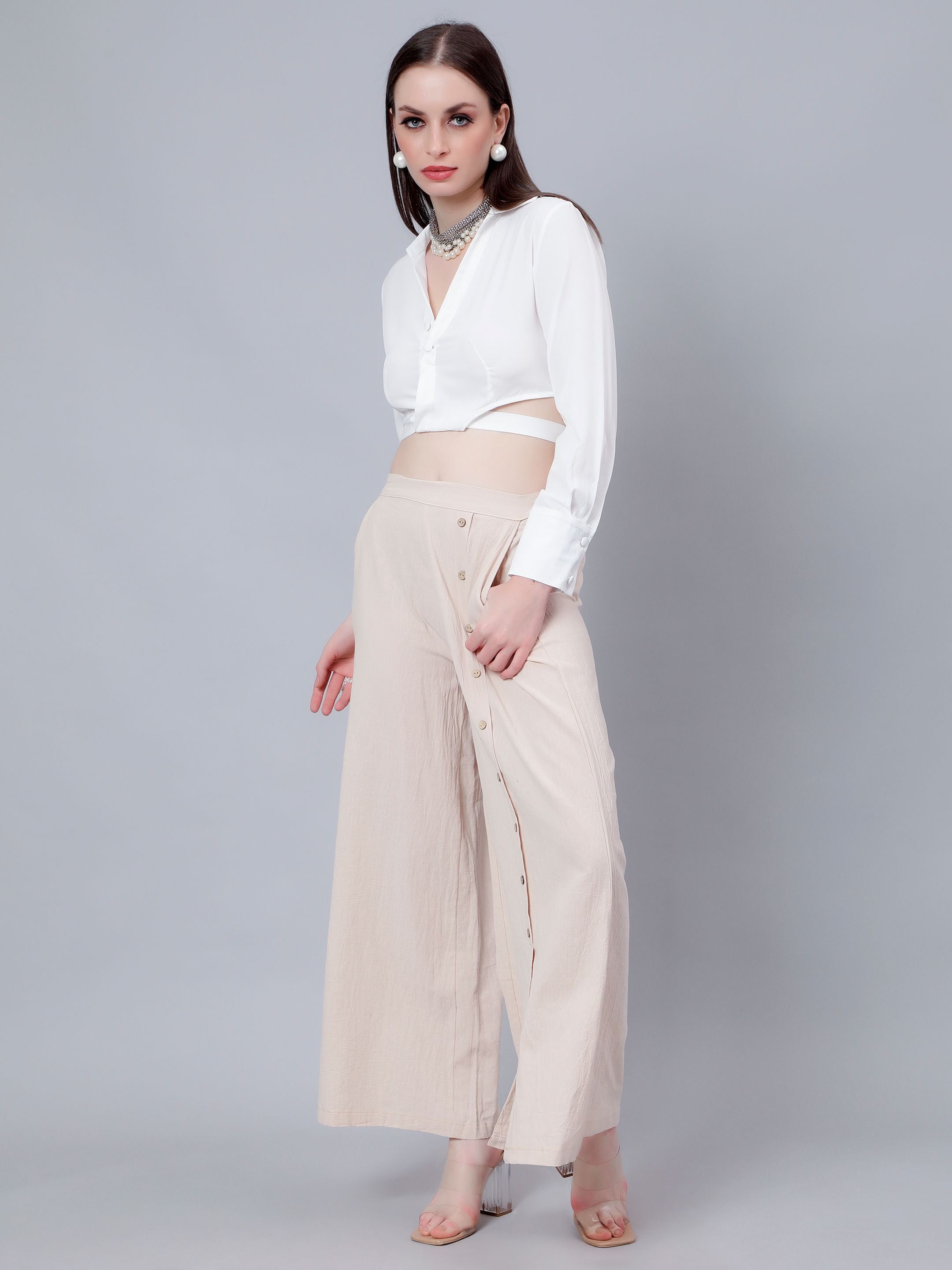 Classic Blouse & Culottes Set
