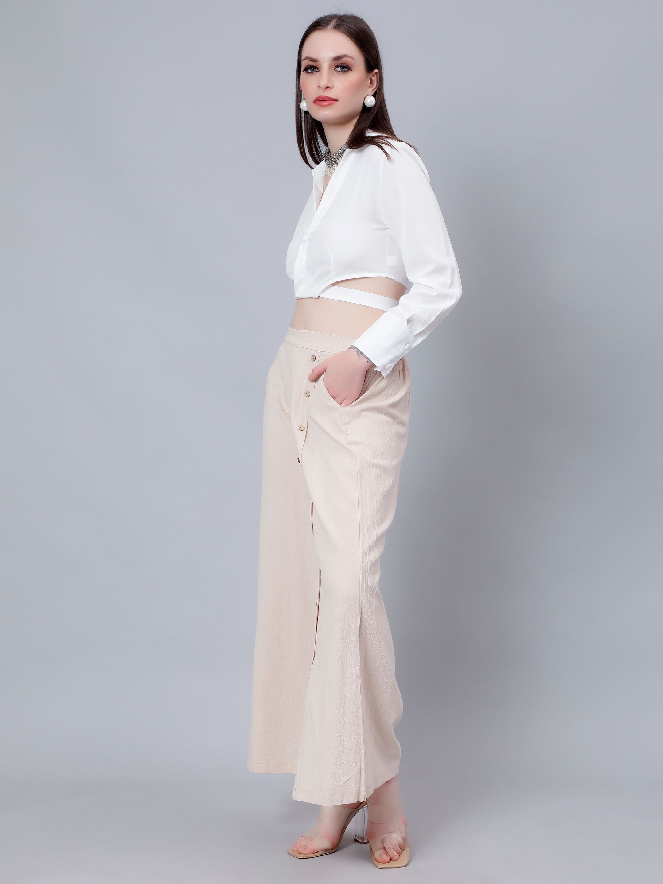 Classic Blouse & Culottes Set