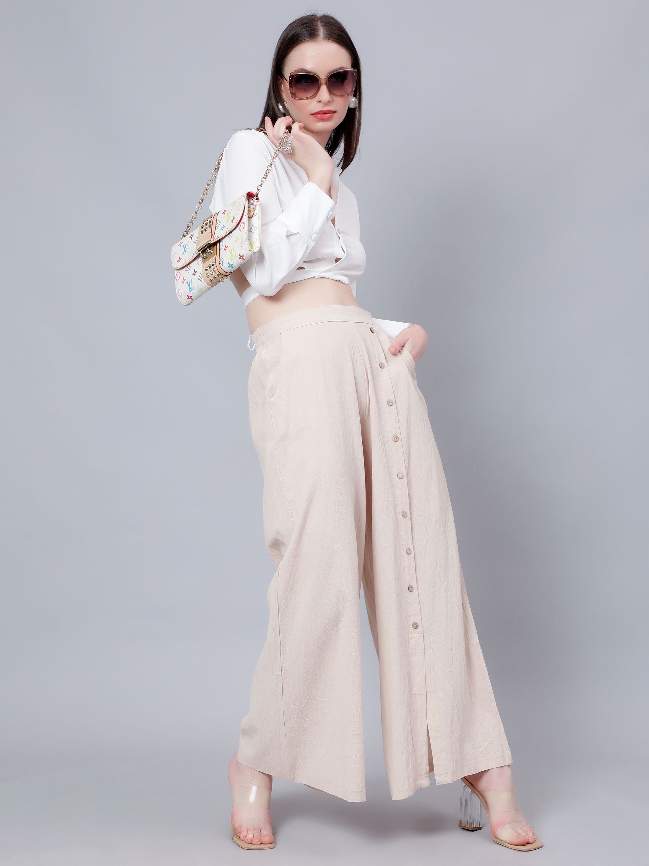 Classic Blouse & Culottes Set